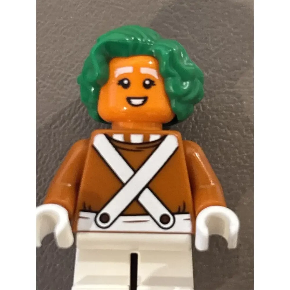 Lego Oompa Loompa Female Minifigure #idea251 Set #21360 Willy Wonka Brand New